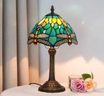 Libel Glas-in-Lood Tafellamp – €88,50!, Verzenden, Nieuw, Glas, Minder dan 50 cm