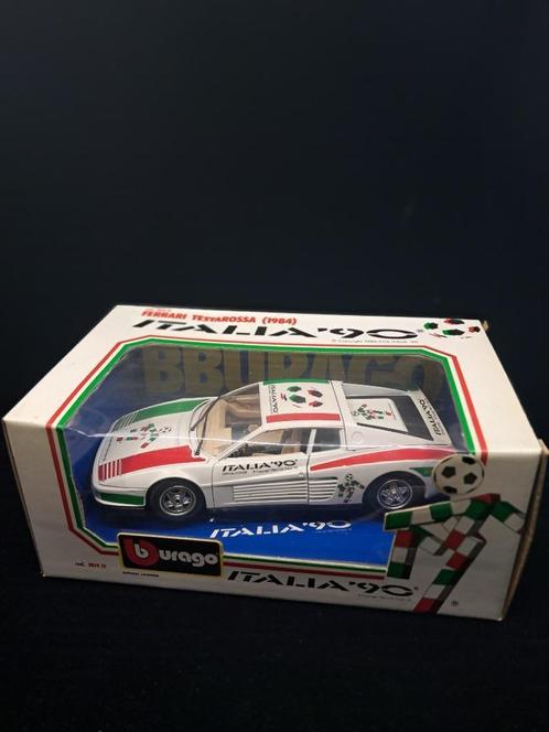 ≥ BBurago Ferrari Testarossa Italia 90 world cup 1/18