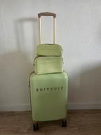 Suitsuit Koffer met Toilettassen nieuw, 50 tot 60 cm, Hard kunststof, Nieuw, Ophalen of Verzenden