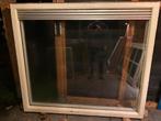Raamkozijn met dubbel glas 167 x 145 cm t.e.a.b., Doe-het-zelf en Verbouw, Kozijnen en Schuifpuien, Ophalen, Gebruikt, Raamkozijn