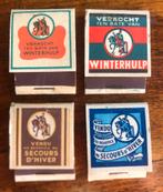 4 verschillende boekjes Winterhulp lucifers, Verzenden, Overige soorten, Nederland, Overige typen