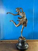 Bronzen Danseres sculptuur. Art deco stijl, Antiek en Kunst, Ophalen