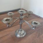 Oude kandelaar,  Original Chinese M.H.E.P. zinc alloy, Antiek en Kunst, Ophalen of Verzenden, Overige materialen