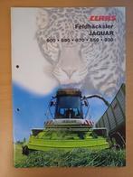 Folder Claas Jaguar 900, 890, 870, 850 en 830 hakselaar, Ophalen of Verzenden, Gelezen, Tractor en Landbouw