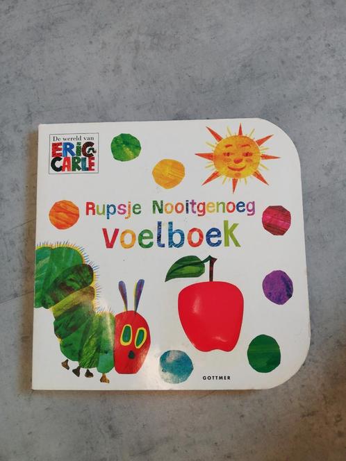 Eric Carle - Rupsje Nooitgenoeg voelboek, Boeken, Kinderboeken | Baby's en Peuters, Zo goed als nieuw, Ophalen of Verzenden