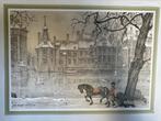 2 mooie Anton Pieck prenten + boek, Antiek en Kunst, Ophalen of Verzenden