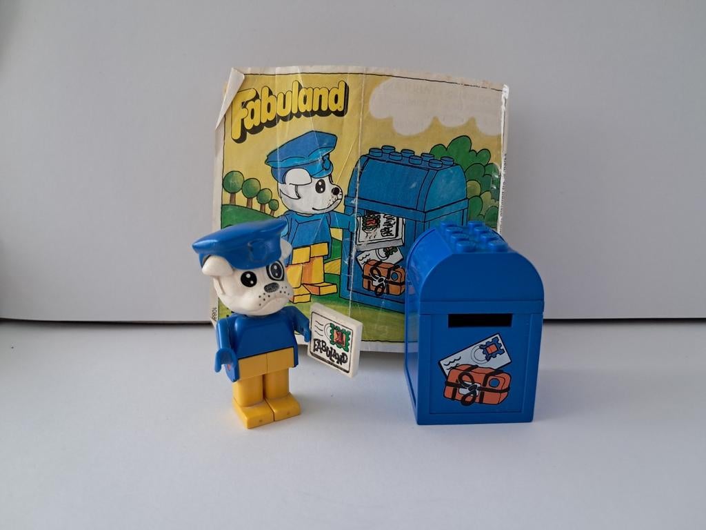 Lego Fabuland 3603 - Boris Bulldog with mailbox, Ophalen of Verzenden, Gebruikt, Complete set, Lego
