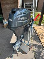 Yamaha 15pk kortstaart, Ophalen, 10 tot 30 pk, Viertaktmotor, Zo goed als nieuw
