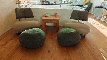 Leolux Pallone Fauteuils - Set van 2 beschikbaar voor biedingen