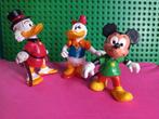 3 Disney figuren Oom Dagobert,  Katrien en Mickey., Verzamelen, Ophalen of Verzenden, Zo goed als nieuw