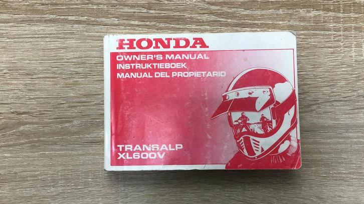 Handleiding Instructie boek Honda Transalp XL600V, Motoren, Handleidingen en Instructieboekjes, Honda, Ophalen of Verzenden
