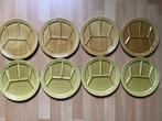 7 vintage fondue borden. Ternana otricoli ceramic., Huis en Inrichting, Keuken | Servies, Ophalen of Verzenden, Zo goed als nieuw