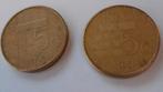 2 oude 5 Gulden Muntstukken, Postzegels en Munten, Munten | Nederland, Ophalen of Verzenden, Koningin Beatrix, 5 gulden, Losse munt