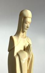 Art Deco Ivoren beeld Maria Madonna ca.1925, Antiek en Kunst, Ophalen of Verzenden