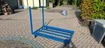 Blauwe Tegelkar / Transportkar 1x1,5 m hoog 1 m € 100,-, Ophalen