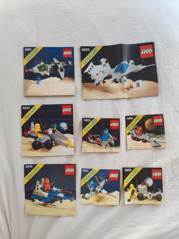Vintage Lego Legoland Space Instructieboekjes, Kinderen en Baby's, Speelgoed | Duplo en Lego, Gebruikt, Lego, Complete set, Ophalen of Verzenden