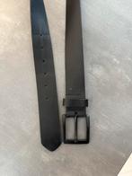Zwart leren riem - 105cm, Hema, Zo goed als nieuw, Riem of Ceintuur, Echt leder