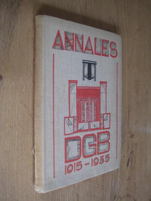 annales DGB 1915-1935 - dinger/de kanter/turfboer (delft), Boeken, Geschiedenis | Stad en Regio, Gelezen, 20e eeuw of later, Ophalen of Verzenden