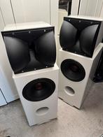 J&S Acoustics Pandora Highend Horn Loudspeaker RCF, Audio, Tv en Foto, Gebruikt, 120 watt of meer, Front, Rear of Stereo speakers