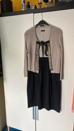 Cassiopee set jurk en exclusief vestje maat L zgan, Kleding | Dames, Ophalen of Verzenden, Zo goed als nieuw, Maat 38/40 (M), Onder de knie