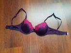 BH Paars met roze kant - 75C Hunkemoller, Hunkemöller, Ophalen of Verzenden, Paars, BH