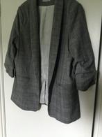 H & M NIEUWE lange blazer grijze ruit maat 42, Kleding | Dames, Maat 42/44 (L), Nieuw, Ophalen of Verzenden, Jasje