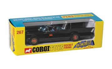 Batmobile in blisterdoos incl. trekhaak Corgi NEW 1:46 # 267 beschikbaar voor biedingen