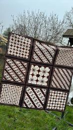 Vintage Indonesisch batik tafelkleedje 103 x 103 cm, Ophalen of Verzenden, Zo goed als nieuw, Rechthoek