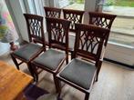 Eetkamerstoelen, Huis en Inrichting, Gebruikt, Bruin, Klassiek, Ophalen of Verzenden