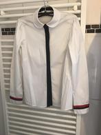 Witte blouse met blauw/rode accentjes van Steps maat 36, Kleding | Dames, Blouses en Tunieken, Wit, Ophalen of Verzenden, Zo goed als nieuw