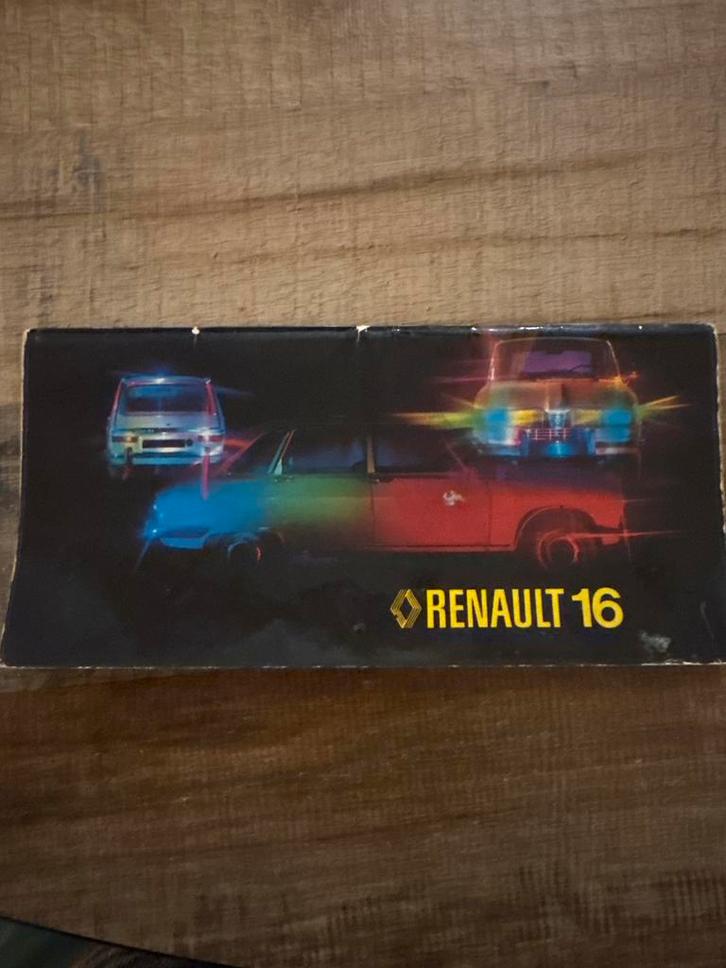Renault 16 Instructieboekje TL/TX, Auto diversen, Handleidingen en Instructieboekjes, Ophalen of Verzenden