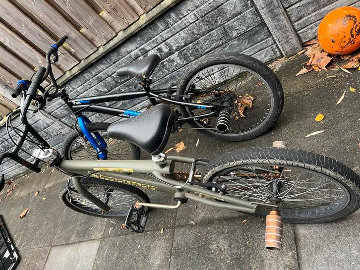 Stuntfietsen - BMX, Fietsen en Brommers, Fietsen | Crossfietsen en BMX, Gebruikt, 20 tot 24 inch, Staal, Voetsteunen, Ophalen