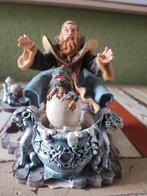 Fantasy Beeldje - Tovenaar en Uitkomend Draakje!, Ophalen of Verzenden, Zo goed als nieuw, Fantasy