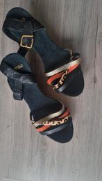 Manfield schoenen met sleehak, Overige kleuren, Zo goed als nieuw, Manfield, Sandalen of Muiltjes