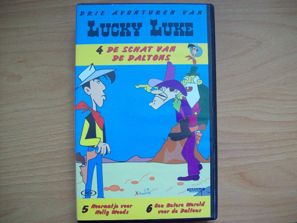 Lucky Luke: Drie Avonturen (4, 5, en 6) Nieuw in folie!, Cd's en Dvd's, VHS | Kinderen en Jeugd, Tekenfilm, Alle leeftijden, Ophalen of Verzenden