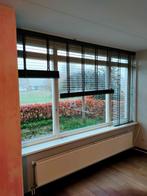 Houten Luxaflex/Jaloezien(Grijs) gedeelte elektrisch, Ophalen, Gebruikt, Grijs, 50 tot 100 cm