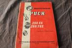 Puch 250SG 250SGS 1956/2 ersatzteil katalog onderdelen boek, Ophalen of Verzenden, Overige merken
