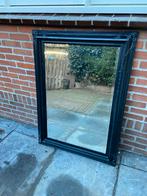 Grote spiegel met zwarte sierlijst - 79x110 cm, Ophalen, Zo goed als nieuw, 75 tot 100 cm, 150 tot 200 cm