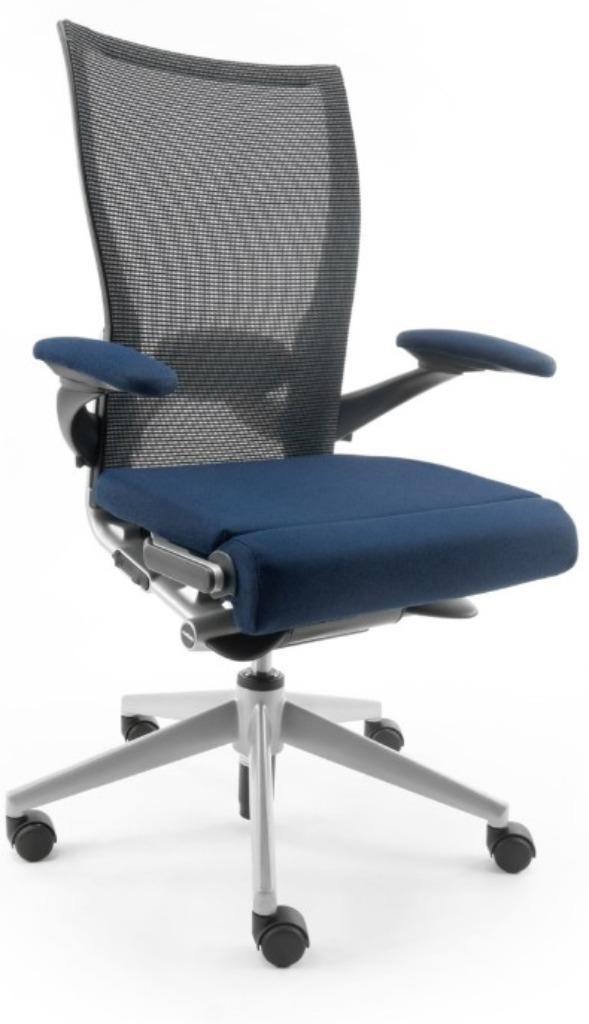 Haworth Comforto X99 bureaustoel refurbished, Huis en Inrichting, Bureaustoelen, Zo goed als nieuw, Bureaustoel, Blauw, Ergonomisch