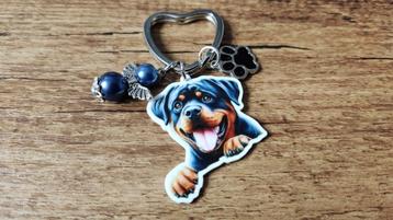 Tashanger sleutelhanger Rottweiler met guardian angel  beschikbaar voor biedingen