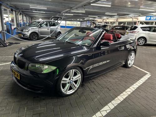 BMW 1-Serie 2.0 120I Cabrio 2008 Zwart, Auto's, BMW, Particulier, 1-Serie, ABS, Airbags, Airconditioning, Alarm, Bluetooth, Boordcomputer