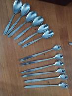 Gero zilmeta forli sorbetlepels en compotelepels, Huis en Inrichting, Gebruikt, Ophalen of Verzenden, Rvs of Chroom, Vaatwasserbestendig