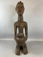 231119 Mooi Afrikaans Baule Beeld uit Ivoor Kust, Antiek en Kunst, Kunst | Niet-Westerse kunst, Ophalen of Verzenden
