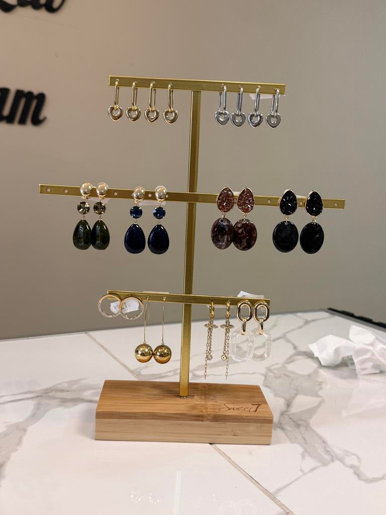 Elegante Klip Oorbellen, Overige materialen, Hangers, Nieuw, Ophalen of Verzenden