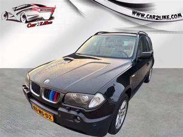 BMW X3 3.0 I AUT 2004 Zwart beschikbaar voor biedingen