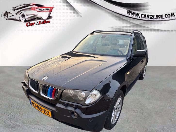 BMW X3 3.0 I AUT 2004 Zwart, Auto's, BMW, Bedrijf, X3, Benzine, G, SUV of Terreinwagen, Automaat, Origineel Nederlands, Zwart