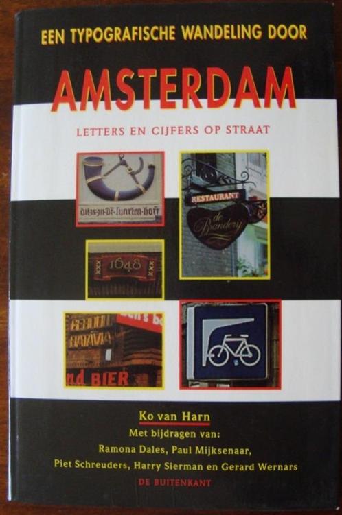Een typografische wandeling door Amsterdam -letters&cijfers, Boeken, Reisgidsen, Zo goed als nieuw, Fiets- of Wandelgids, Benelux