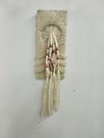 Vintage jaren 70 wand handgeknoopt wollen smyrna wanddoek, Antiek en Kunst, Ophalen of Verzenden