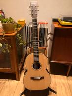 Handgebouwde parlor gitaar Lentini, Ophalen of Verzenden, Zo goed als nieuw, Western- of Steelstringgitaar, Met koffer
