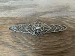 Oude zilveren filigraan broche, Gebruikt, Verzenden, Zilver, Zilver